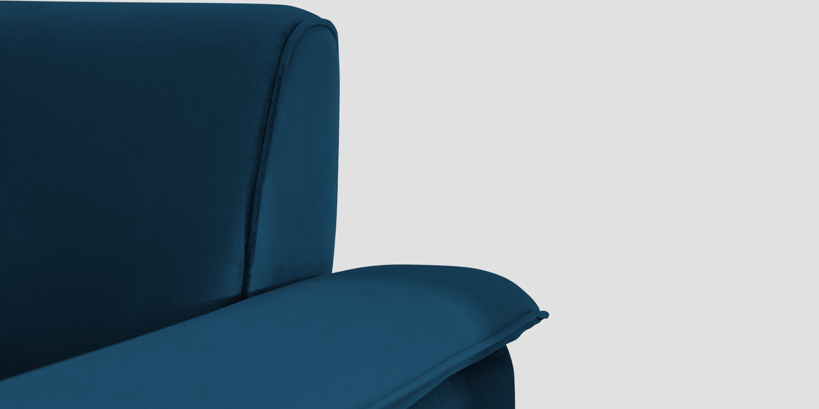 Ocean Velvet 2 Seater Sofa In Azure Blue Colour