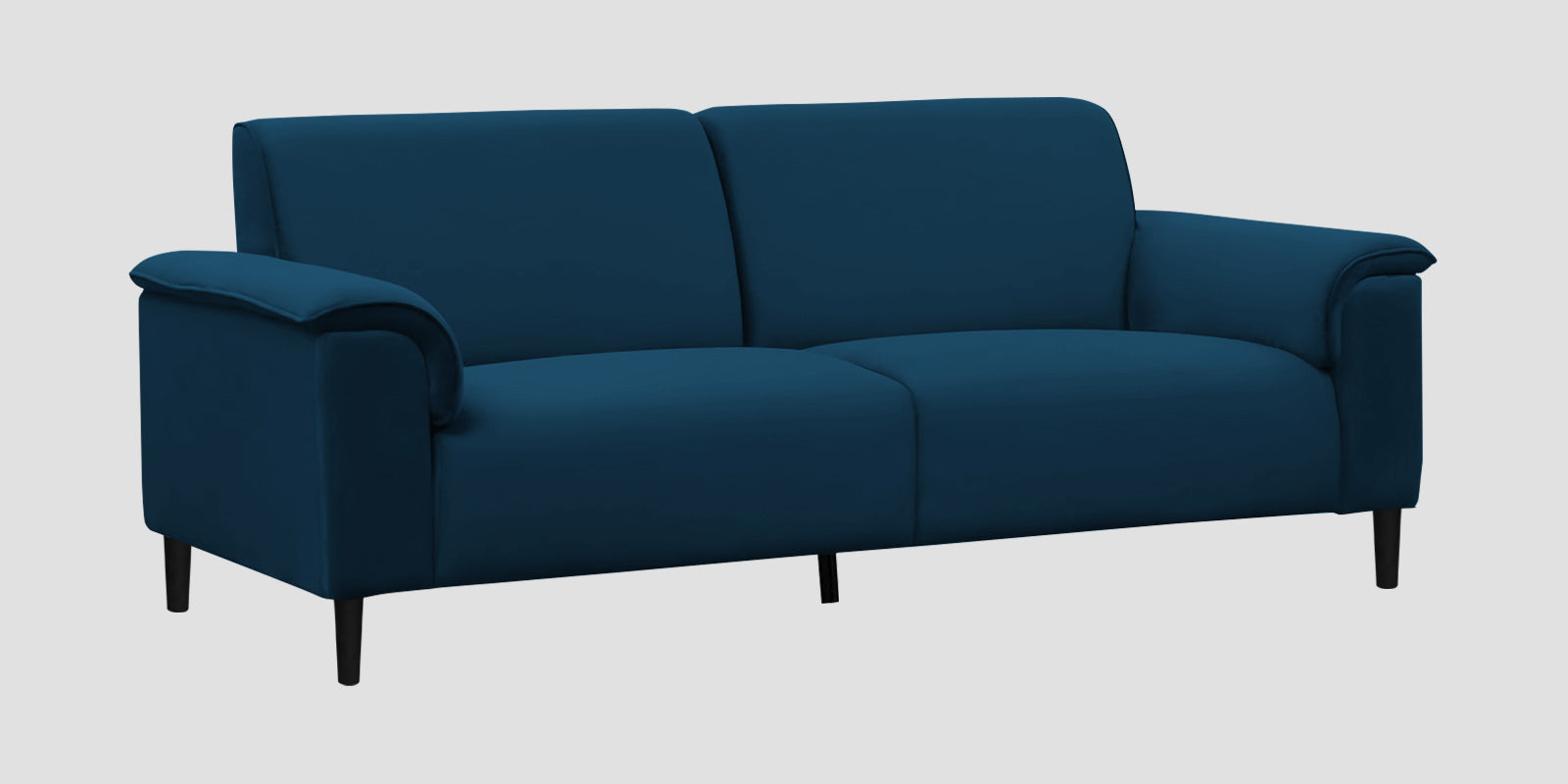 Ocean Velvet 3 Seater Sofa In Azure Blue Colour