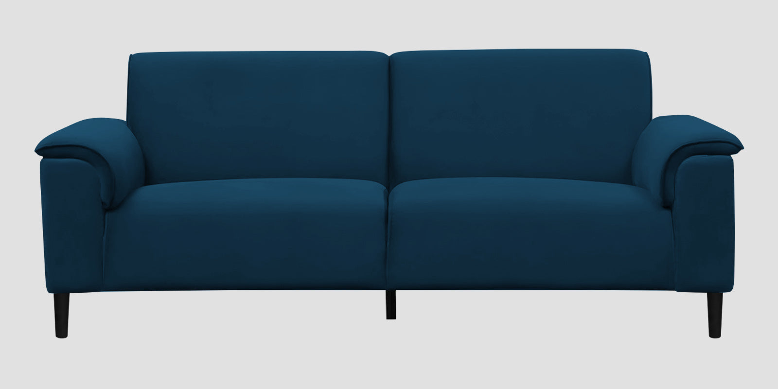 Ocean Velvet 3 Seater Sofa In Azure Blue Colour