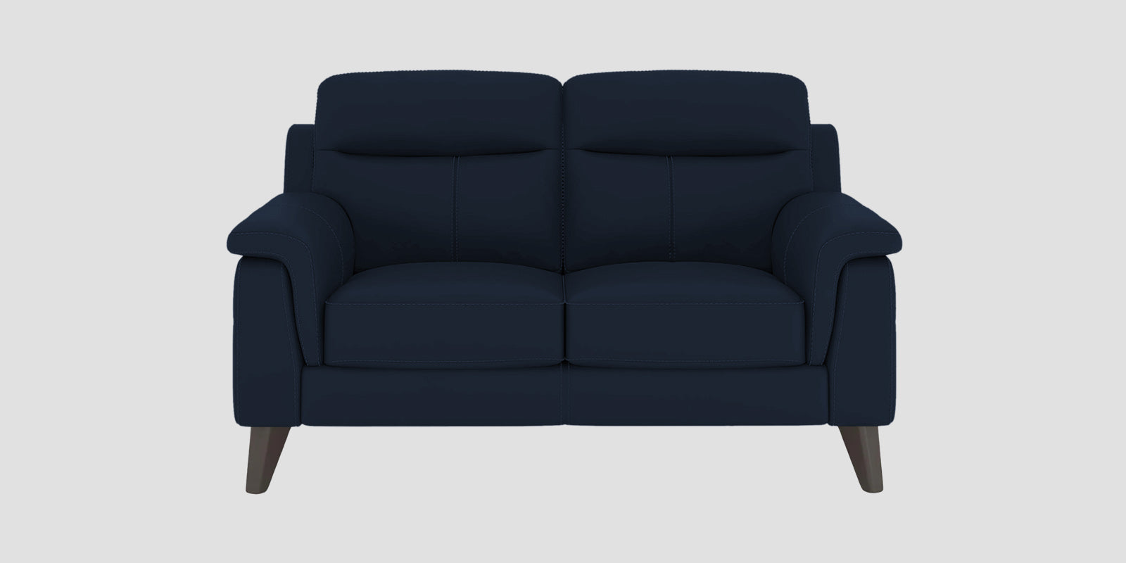 Omton Leatherette 2 Seater Sofa In Berry Blue Colour