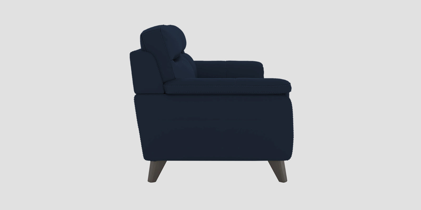 Omton Leatherette 2 Seater Sofa In Berry Blue Colour