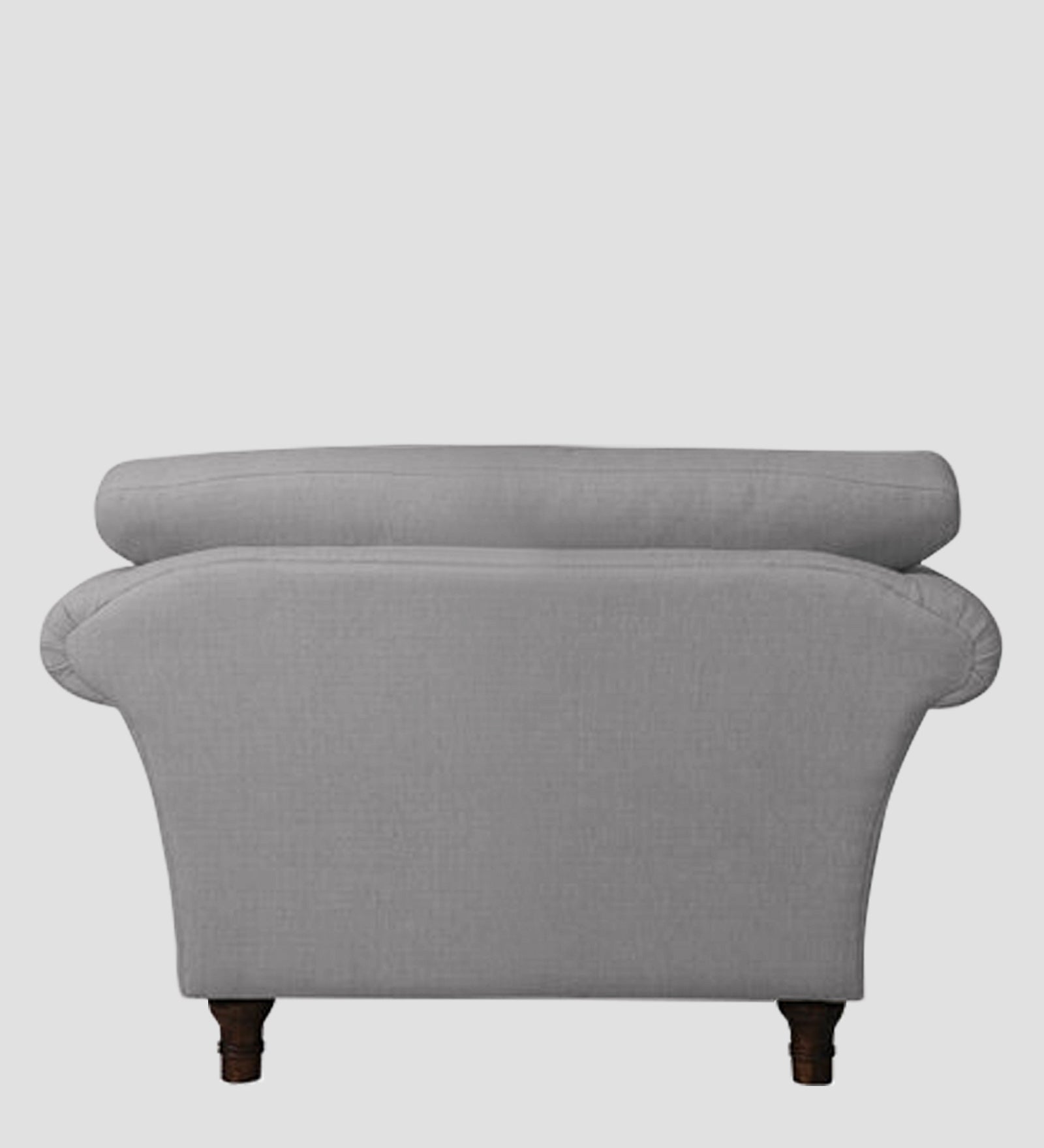 Rana Fabric 1 Seater Sofa In Dim Grey Colour