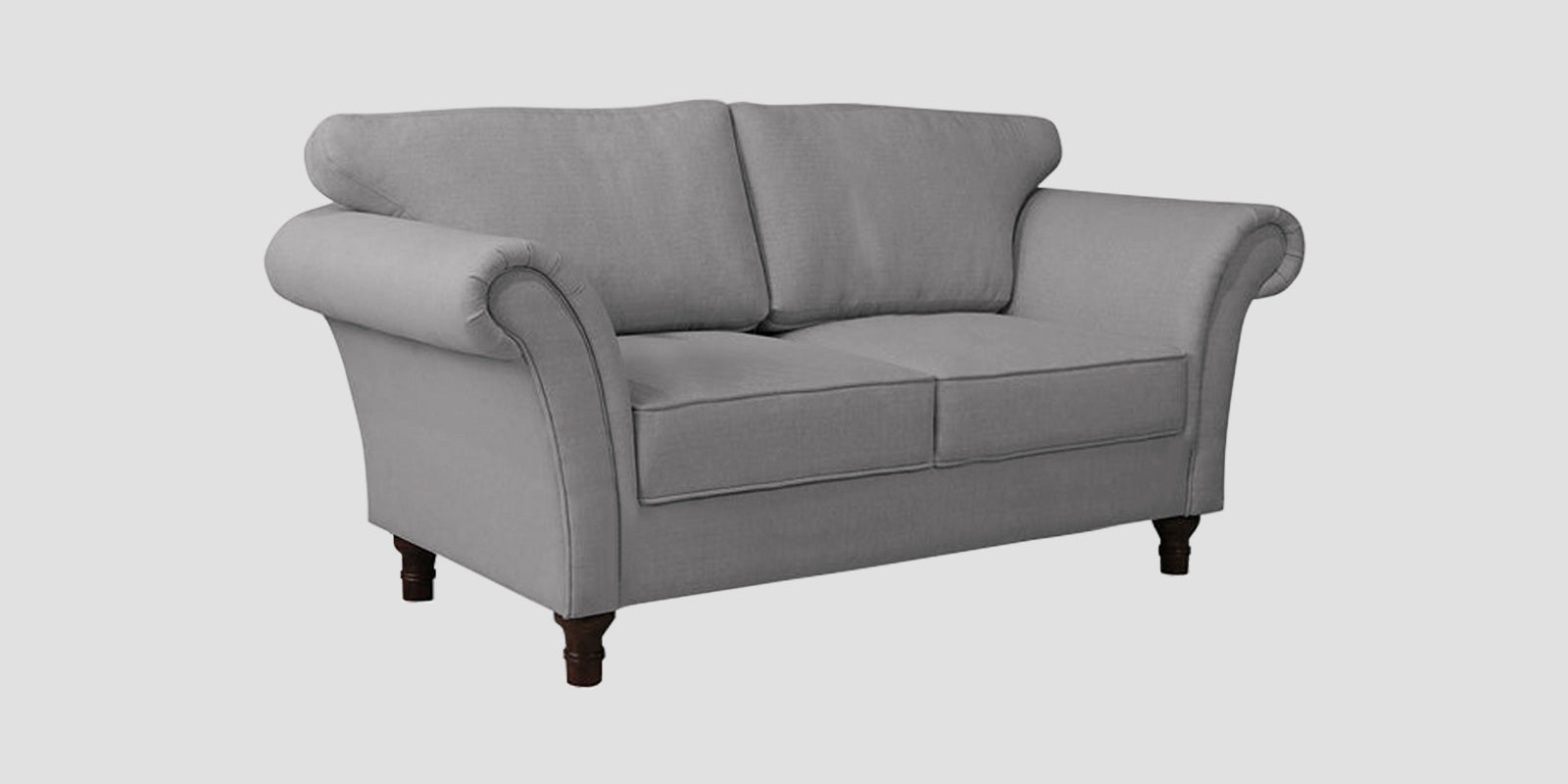 Rana Fabric 2 Seater Sofa In Dim Grey Colour