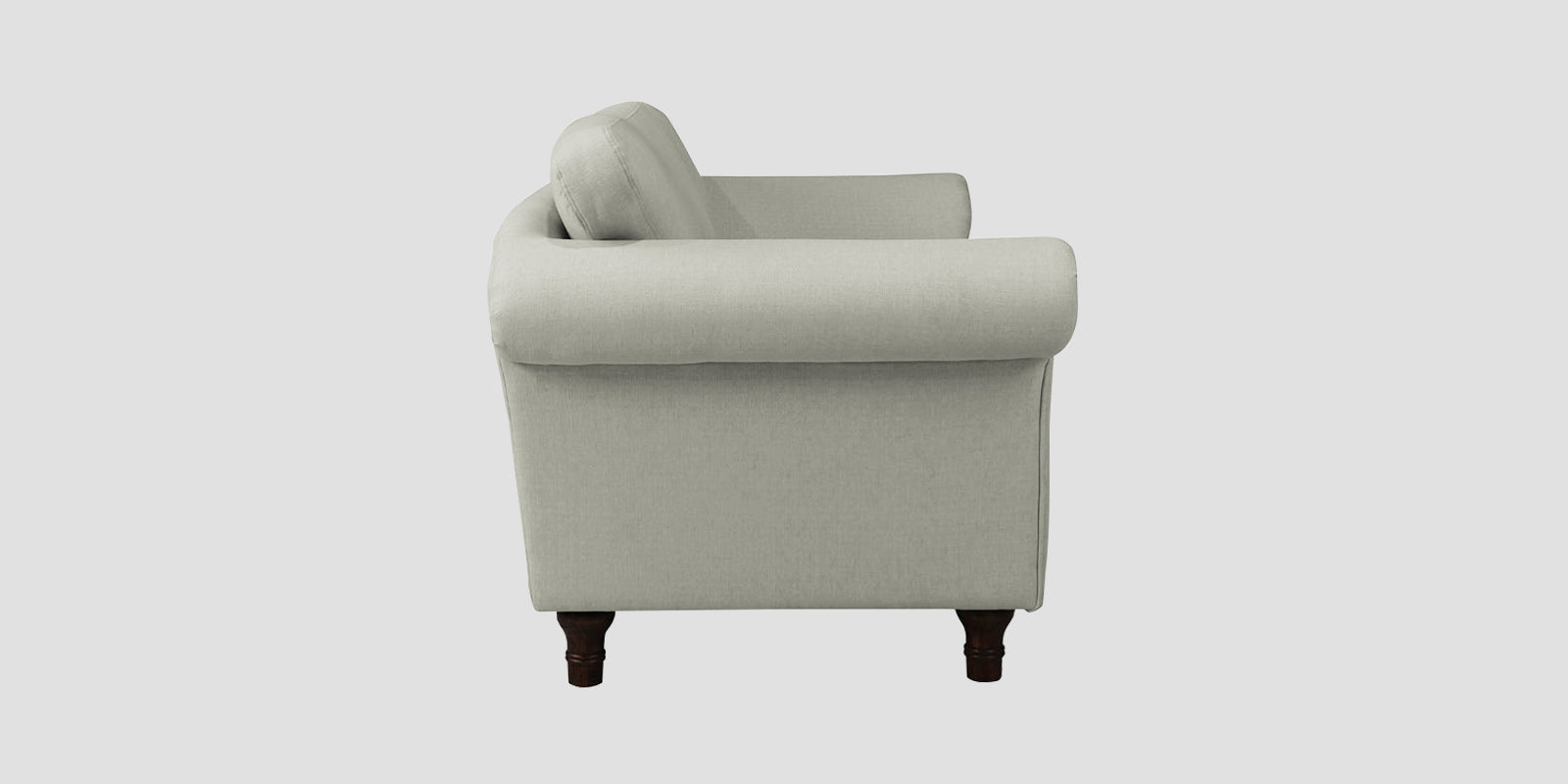 Rana Fabric 2 Seater Sofa In Pearl White Colour