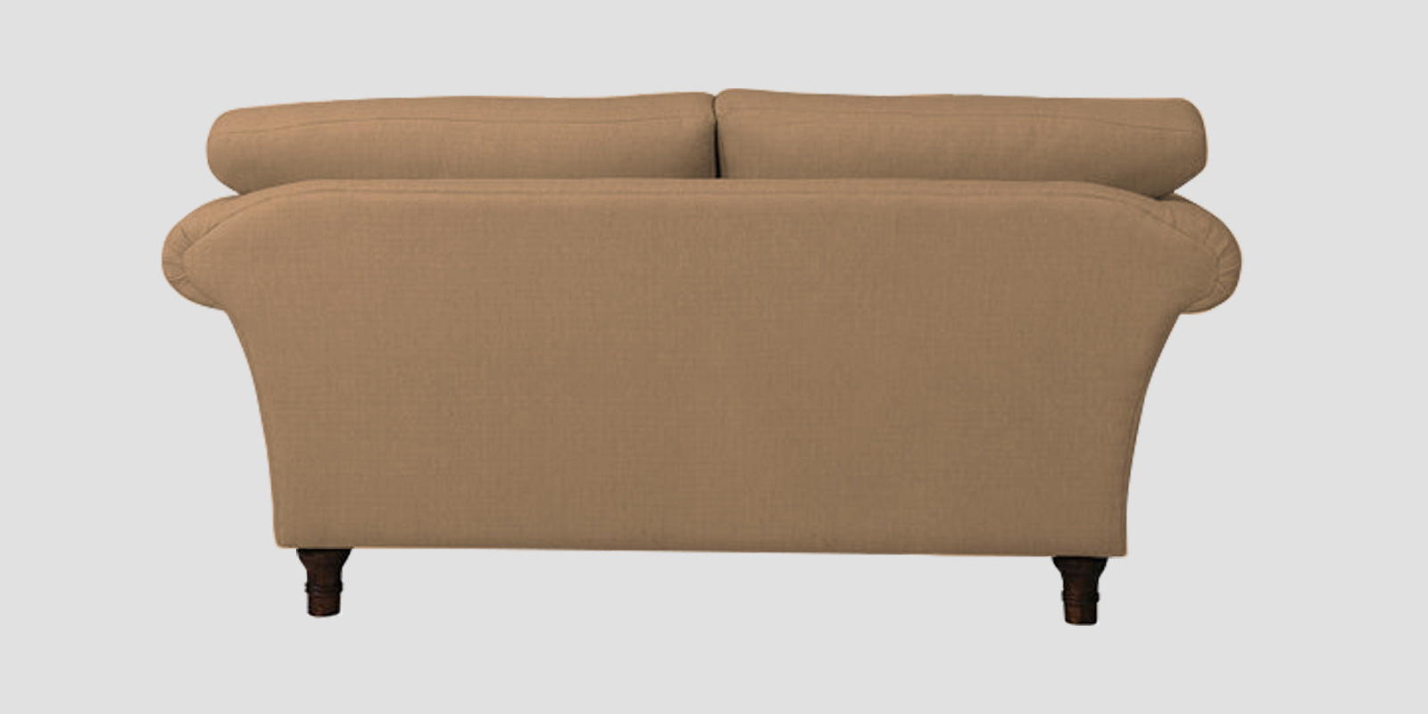 Rana Fabric 2 Seater Sofa In Copper Brown Colour