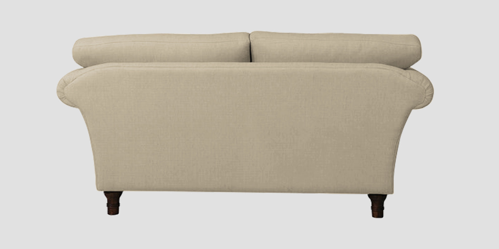 Rana Fabric 2 Seater Sofa In Cotton Beige Colour