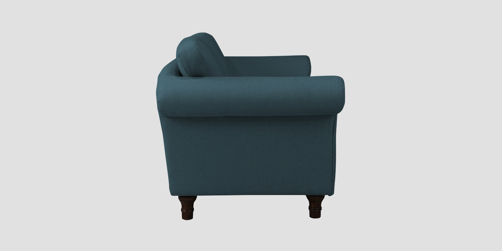 Rana Fabric 2 Seater Sofa In Sea Blue Colour
