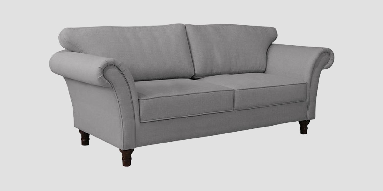 Rana Fabric 3 Seater Sofa In Dim Grey Colour