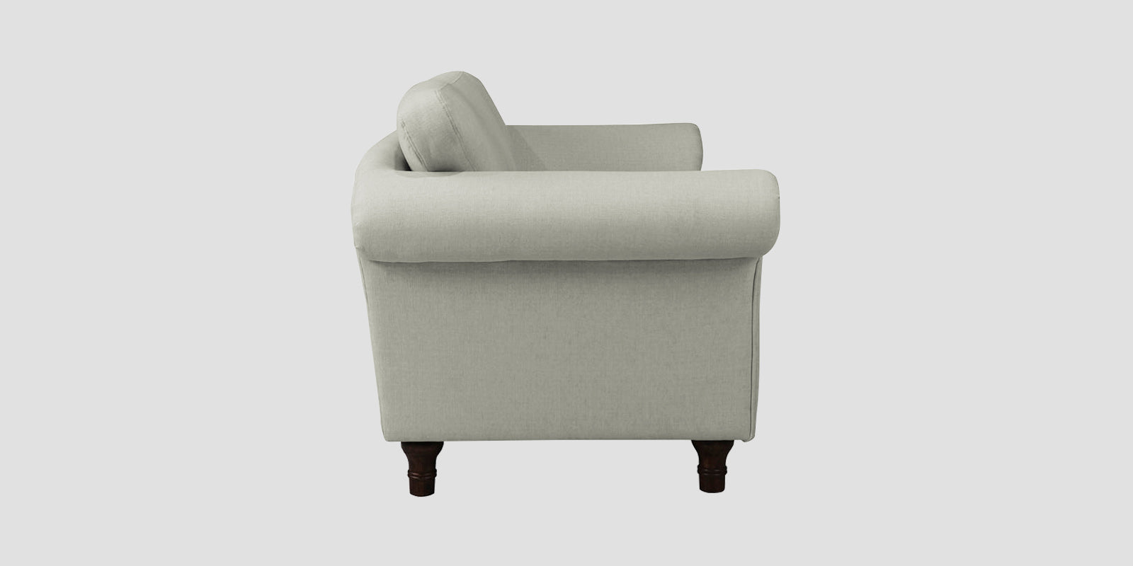 Rana Fabric 3 Seater Sofa In Pearl White Colour