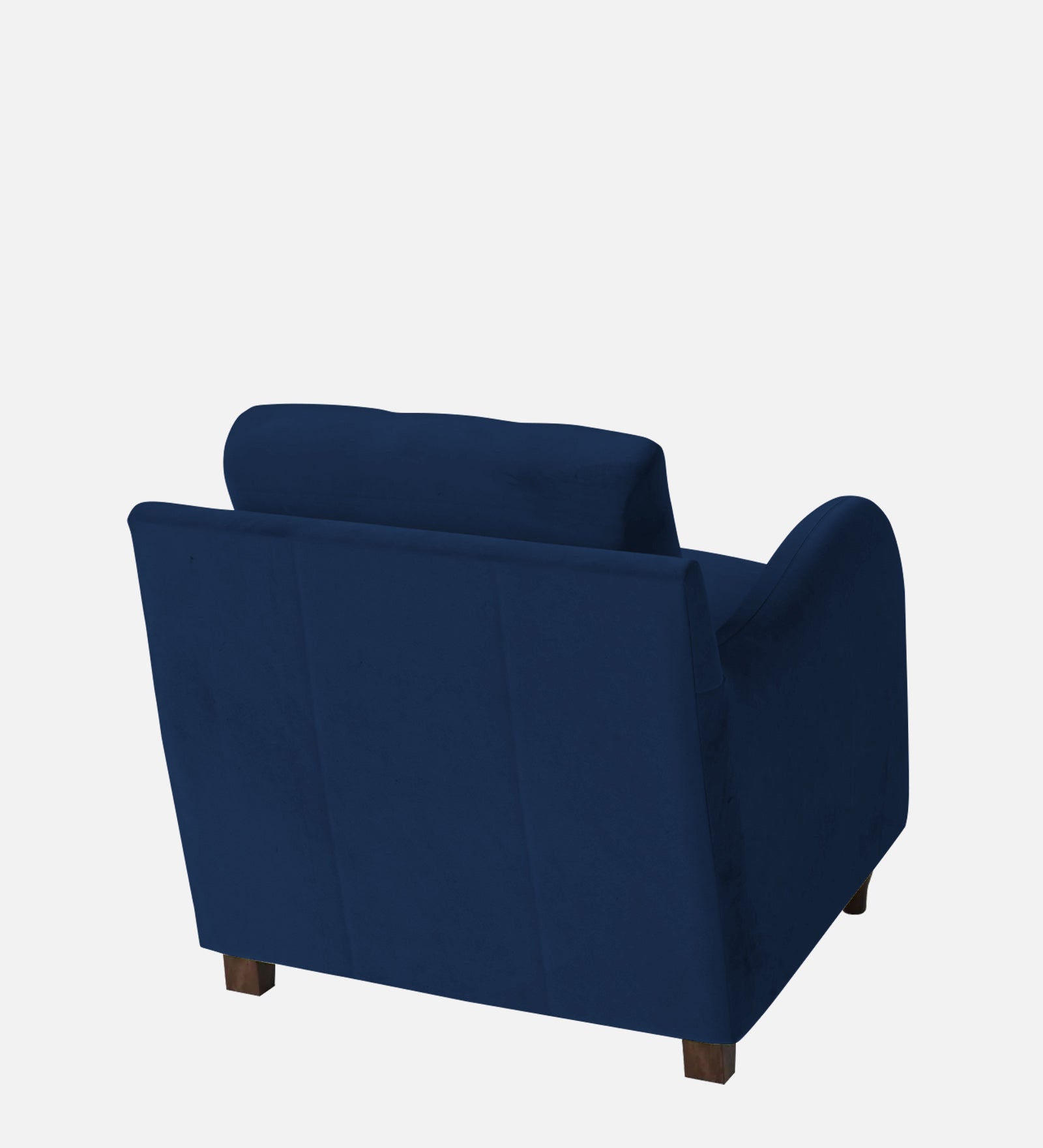 Sally Velvet 1 Seater Sofa In Imperial Blue Colour