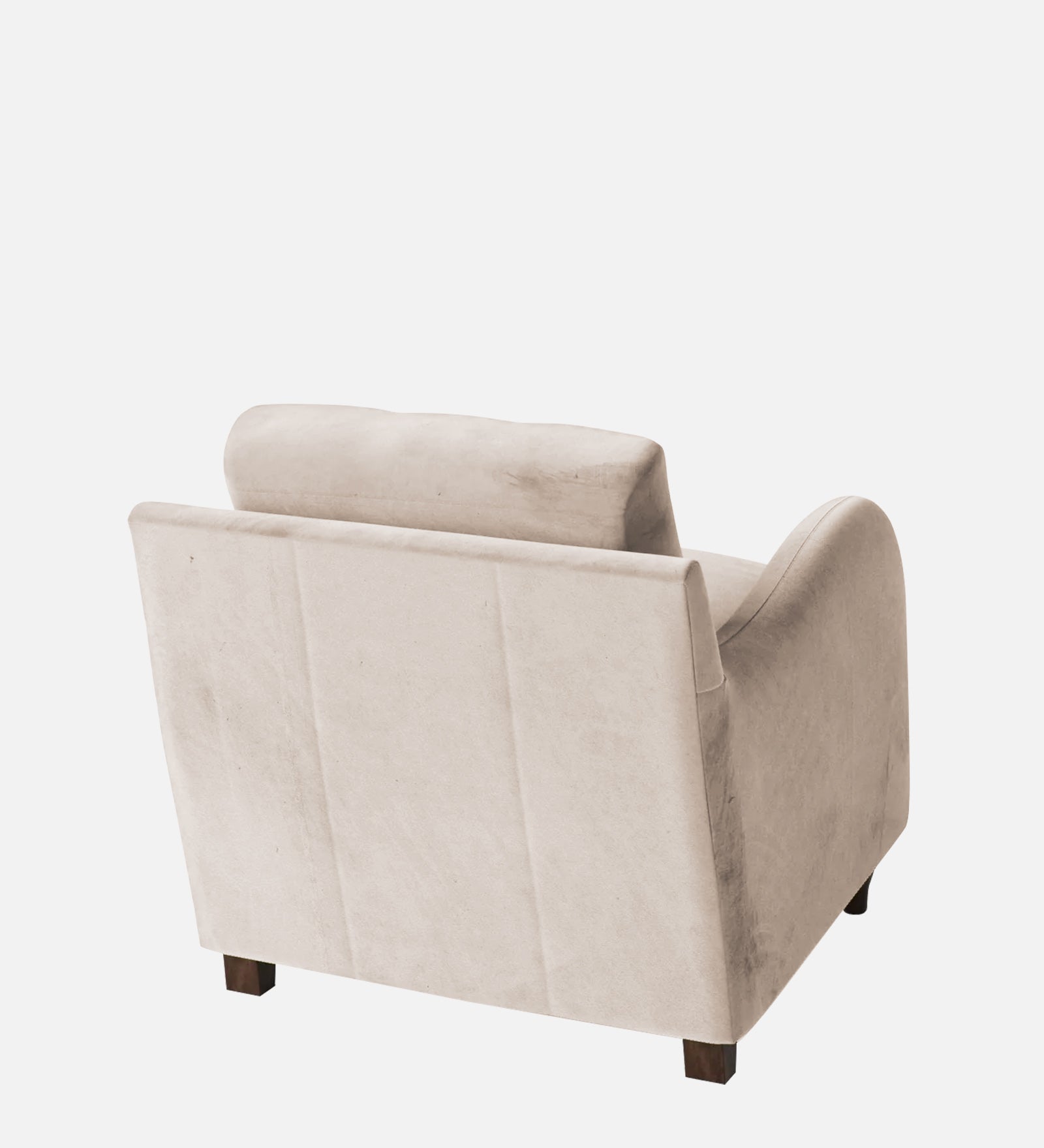 Sally Velvet 1 Seater Sofa In Camel Beige Colour
