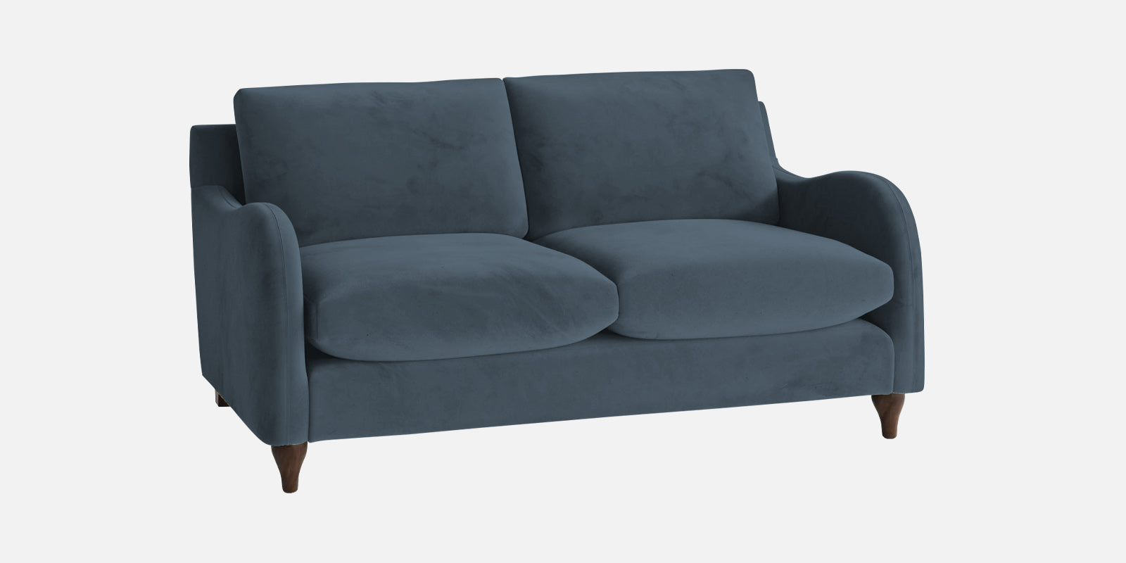 Sally Velvet 2 Seater Sofa In Oxford Blue Colour
