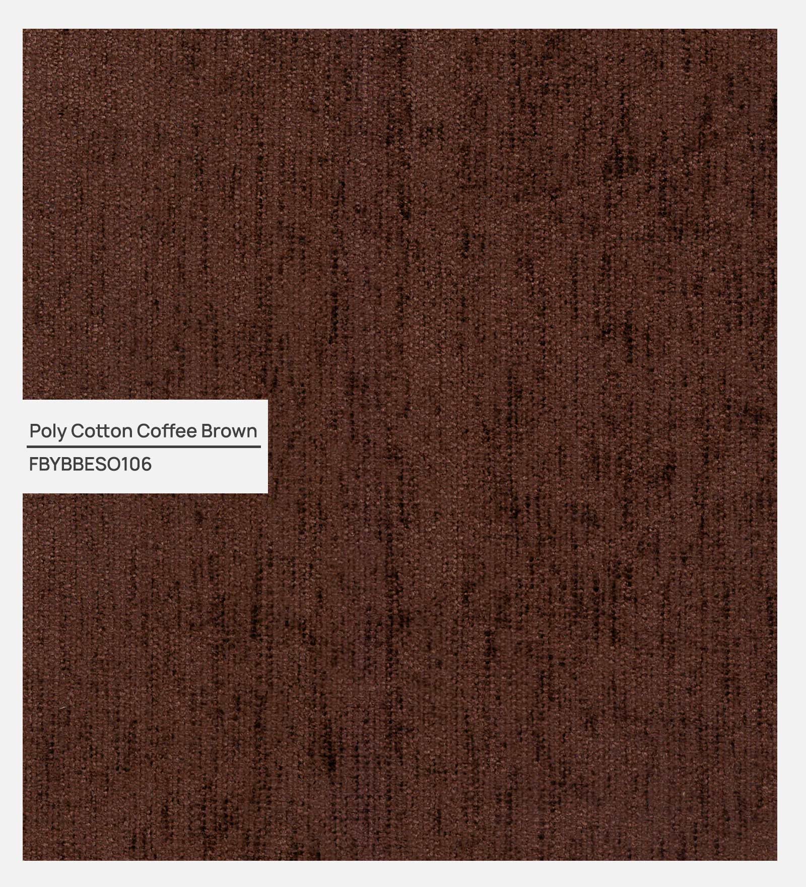 Balkan Fabric Pouffe In Coffee Brown Colour - Febonic Living