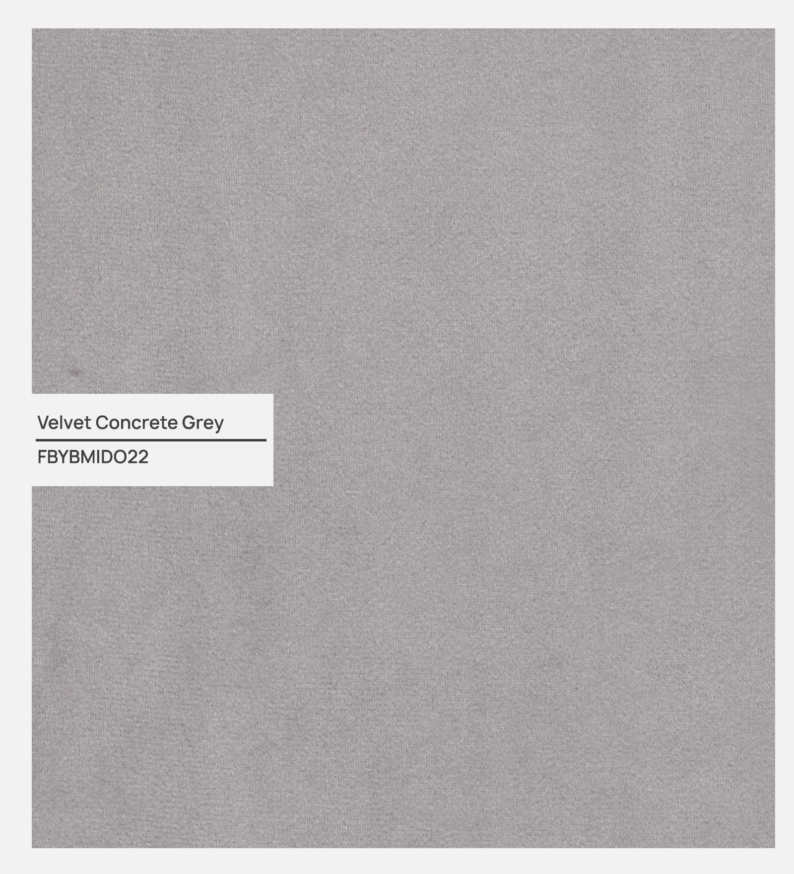 Jasper Velvet 1 Seater Sofa In Concrete grey Colour - Febonic Living