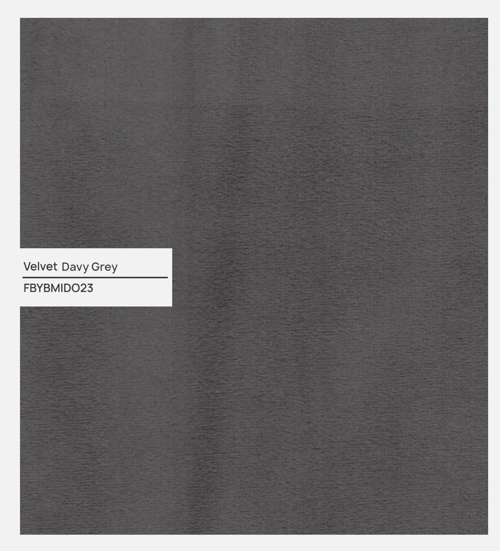 Jasper Velvet 1 Seater Sofa In Davy grey Colour - Febonic Living