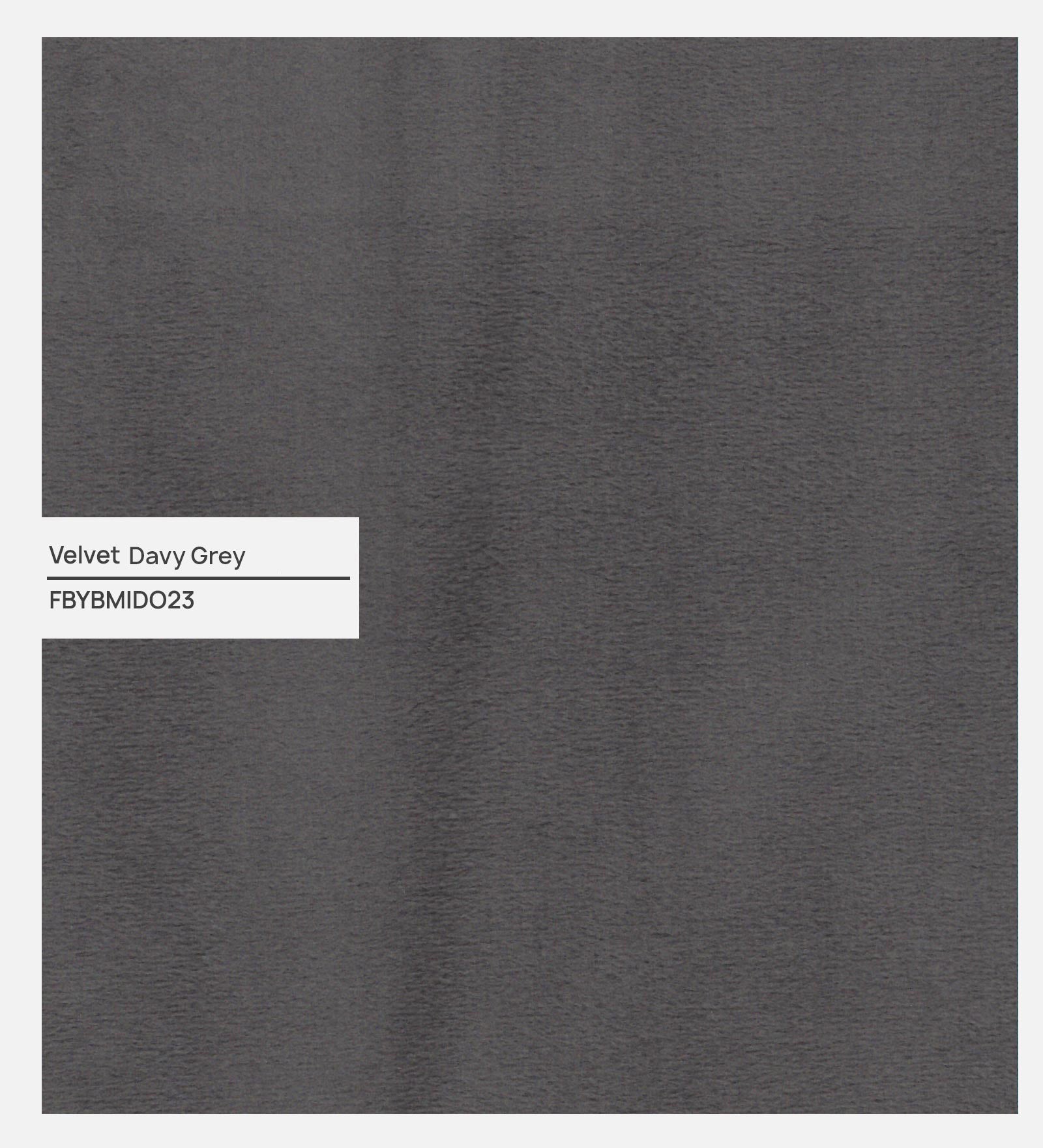 Makou Velvet Chaise Lounger In Davy Grey Colour - Febonic Living