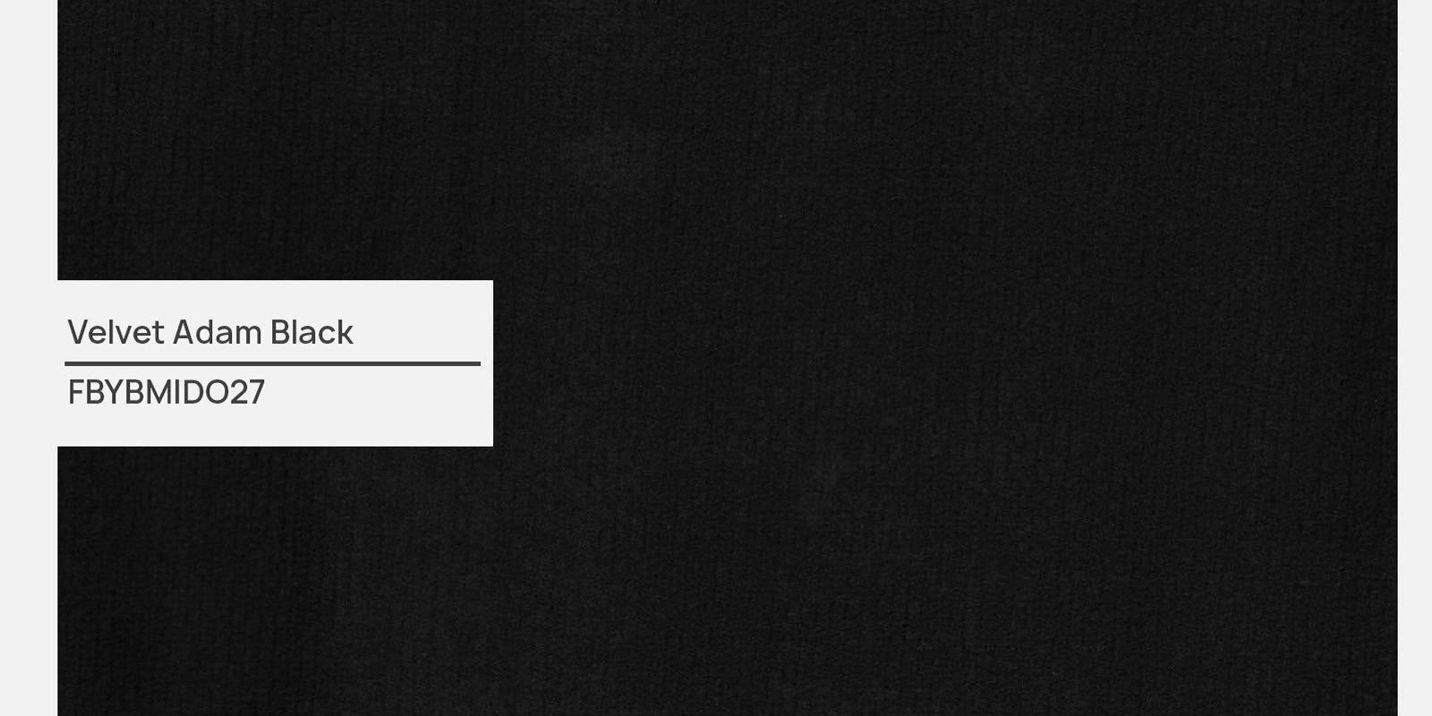 Miranda Velvet 3 Seater Sofa In Adam Black Colour - Febonic Living