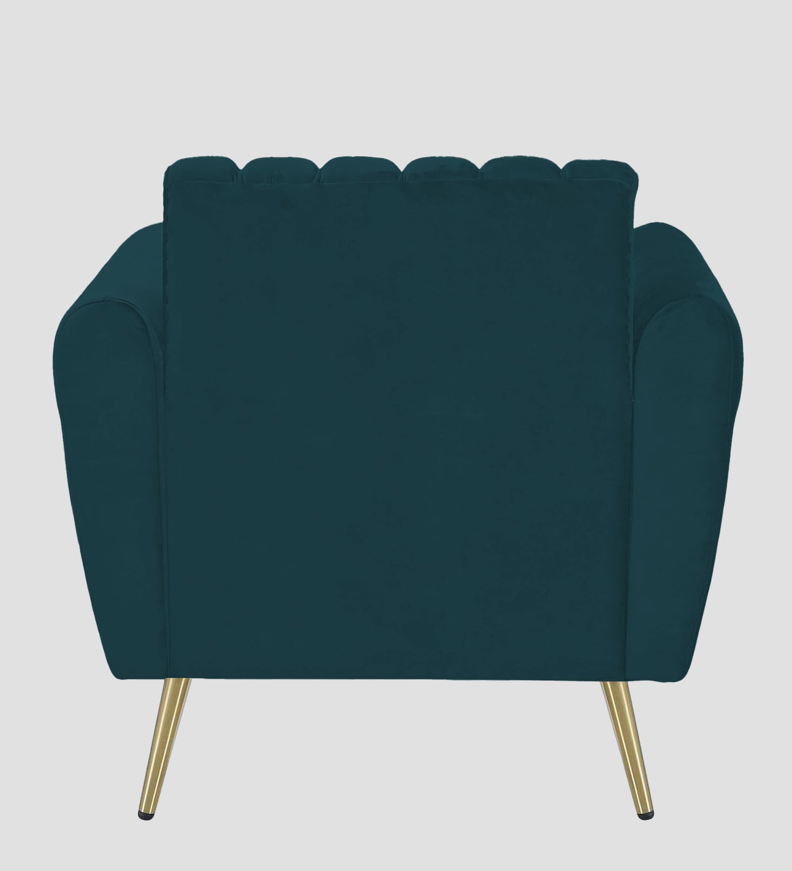 Fidel Velvet 1 Seater Sofa In Arabian Green Colour - Febonic Living