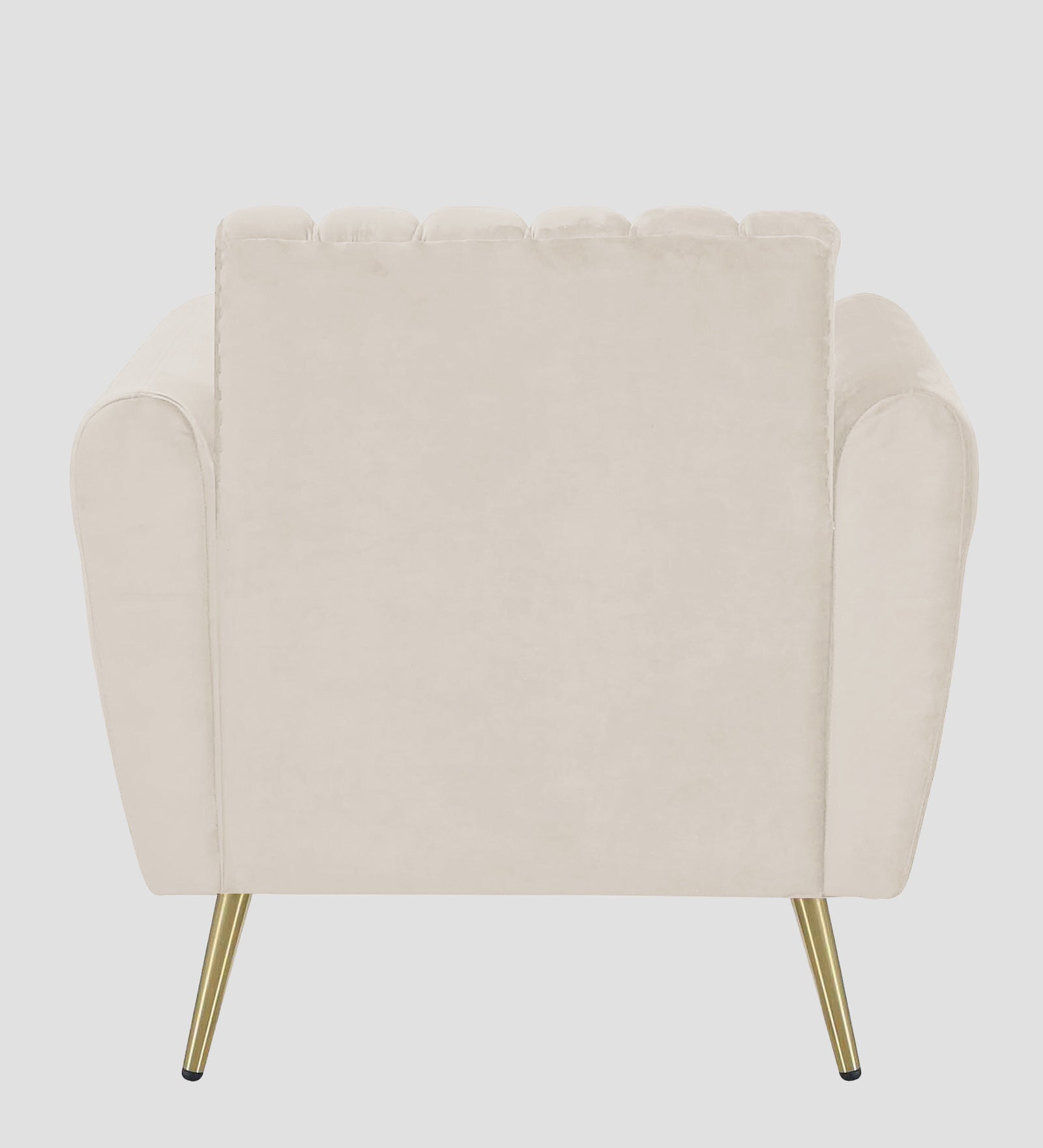 Fidel Velvet 1 Seater Sofa In Camel Beige Colour - Febonic Living