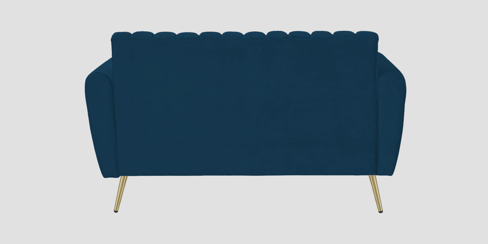 Fidel Velvet 2 Seater Sofa In Azure Blue Colour - Febonic Living