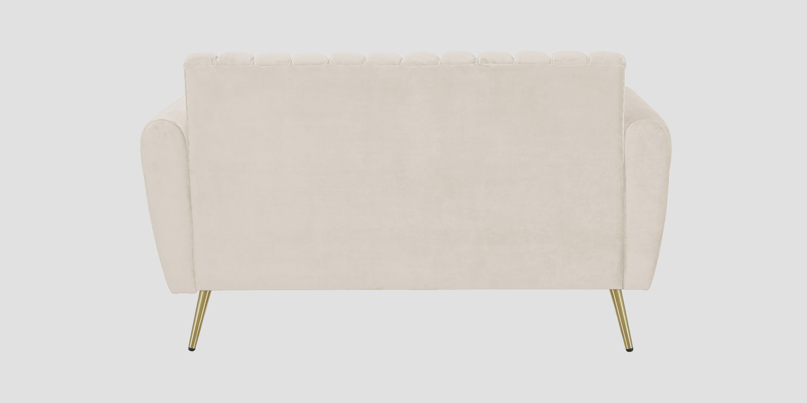 Fidel Velvet 2 Seater Sofa In Camel Beige Colour - Febonic Living