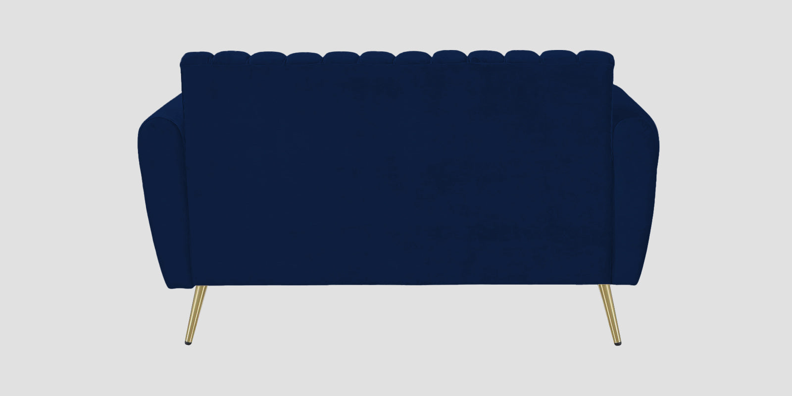 Fidel Velvet 2 Seater Sofa In Dark Blue Colour - Febonic Living