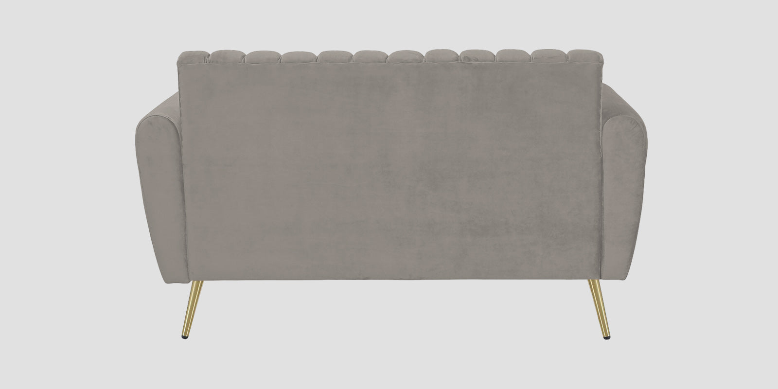 Fidel Velvet 2 Seater Sofa In Echo Grey Colour - Febonic Living