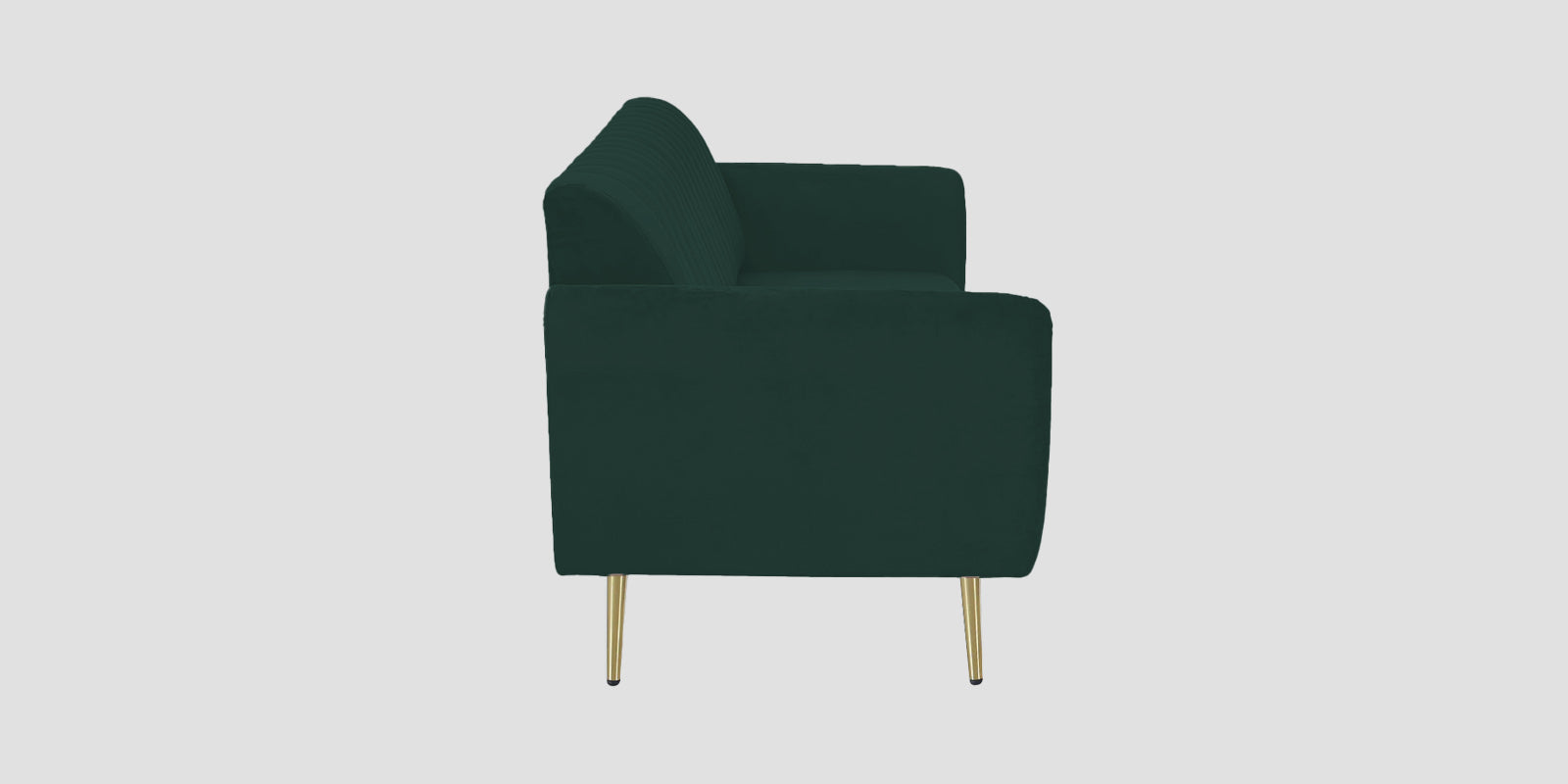 Fidel Velvet 2 Seater Sofa In Forest Green Colour - Febonic Living