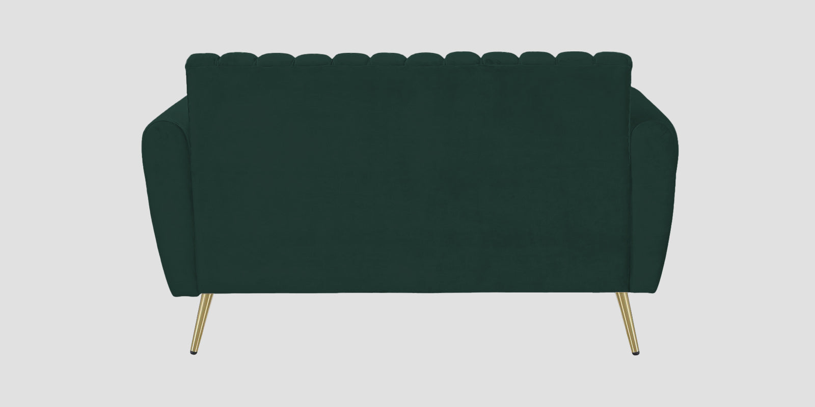 Fidel Velvet 2 Seater Sofa In Forest Green Colour - Febonic Living