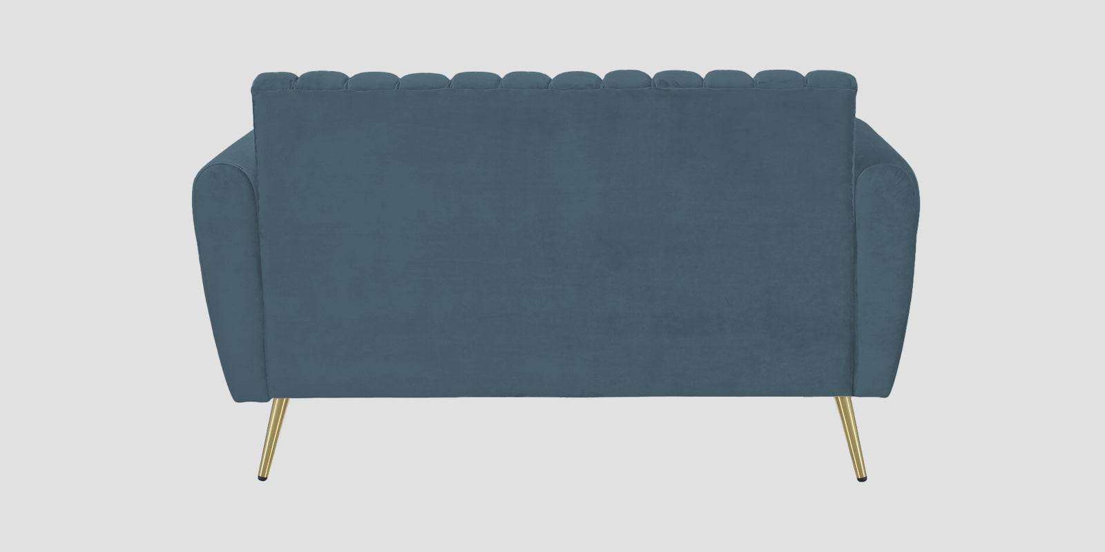 Fidel Velvet 2 Seater Sofa In Oxford Blue Colour - Febonic Living