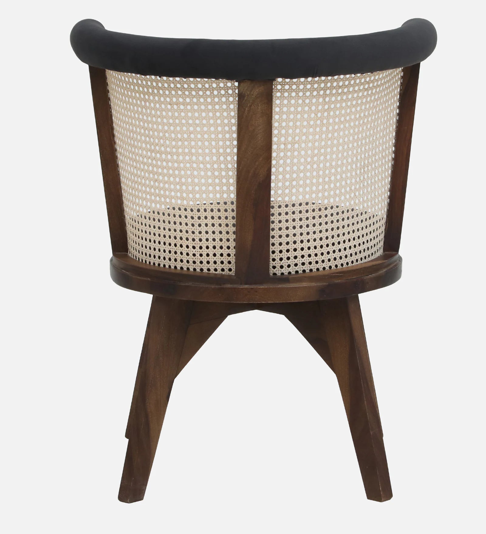 Monro Sheesham Wood Dining Chair In Provincial Teak Finish With Upholstery - Febonic Living