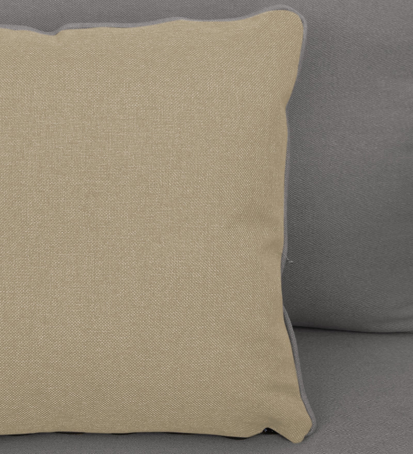 Fuju Fabric 1 Seater Sofa in Crypto Silver Grey Colour - Febonic Living