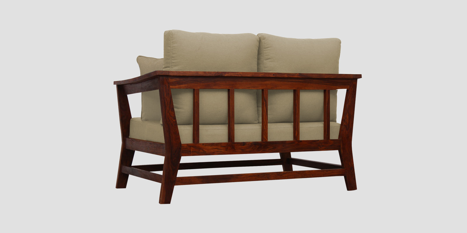 Fuju Fabric 2 Seater Sofa in Crypto Honey Beige Colour - Febonic Living