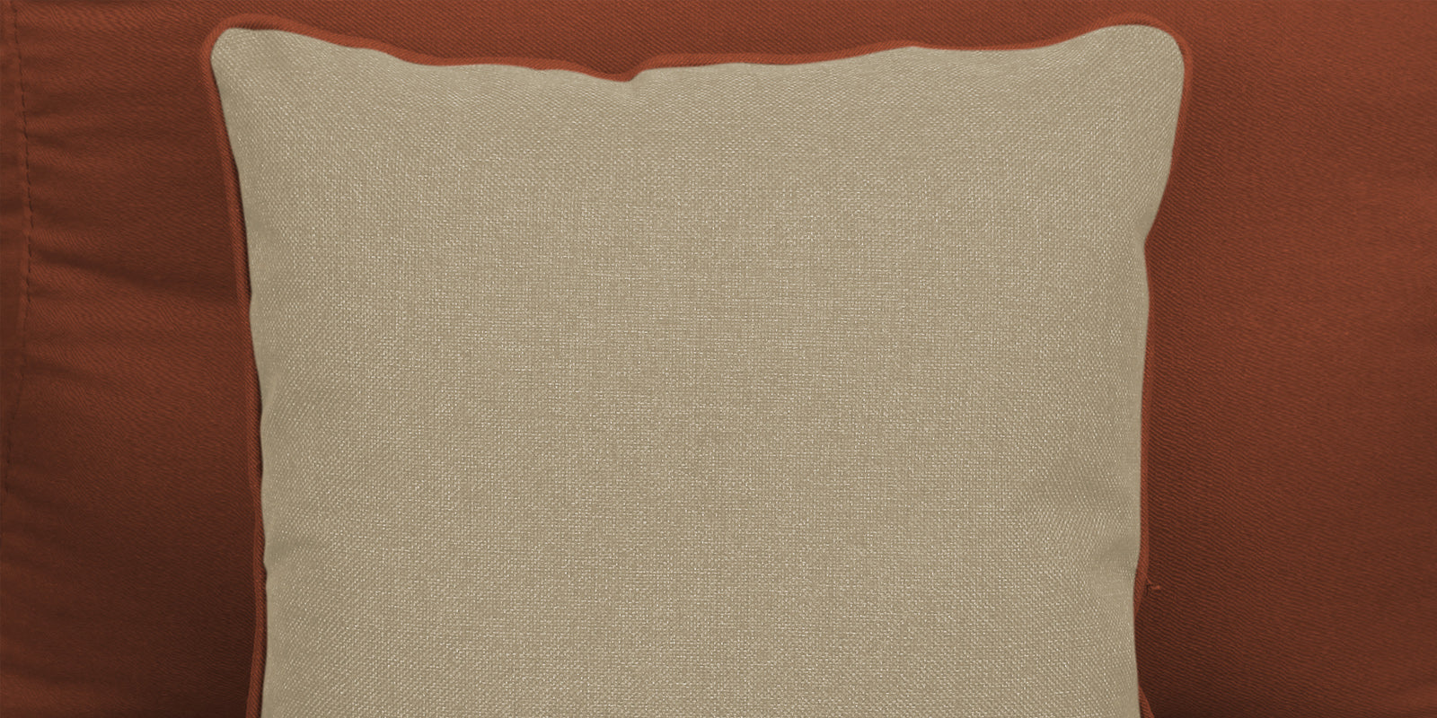 Fuju Fabric 2 Seater Sofa in Crypto Royal Orange Colour - Febonic Living