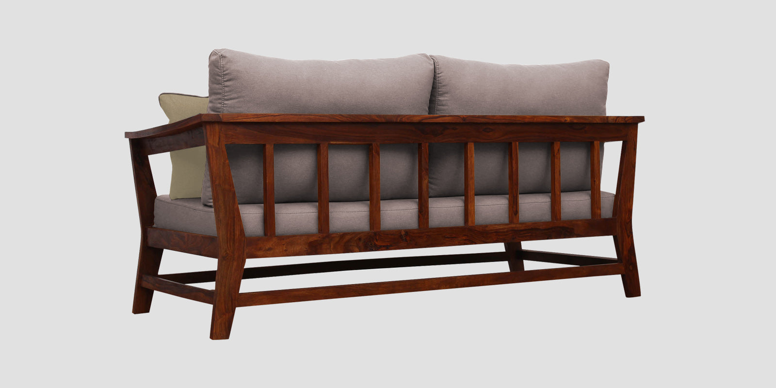 Fuju Fabric 3 Seater Sofa in Crypto Almond Beige Colour - Febonic Living