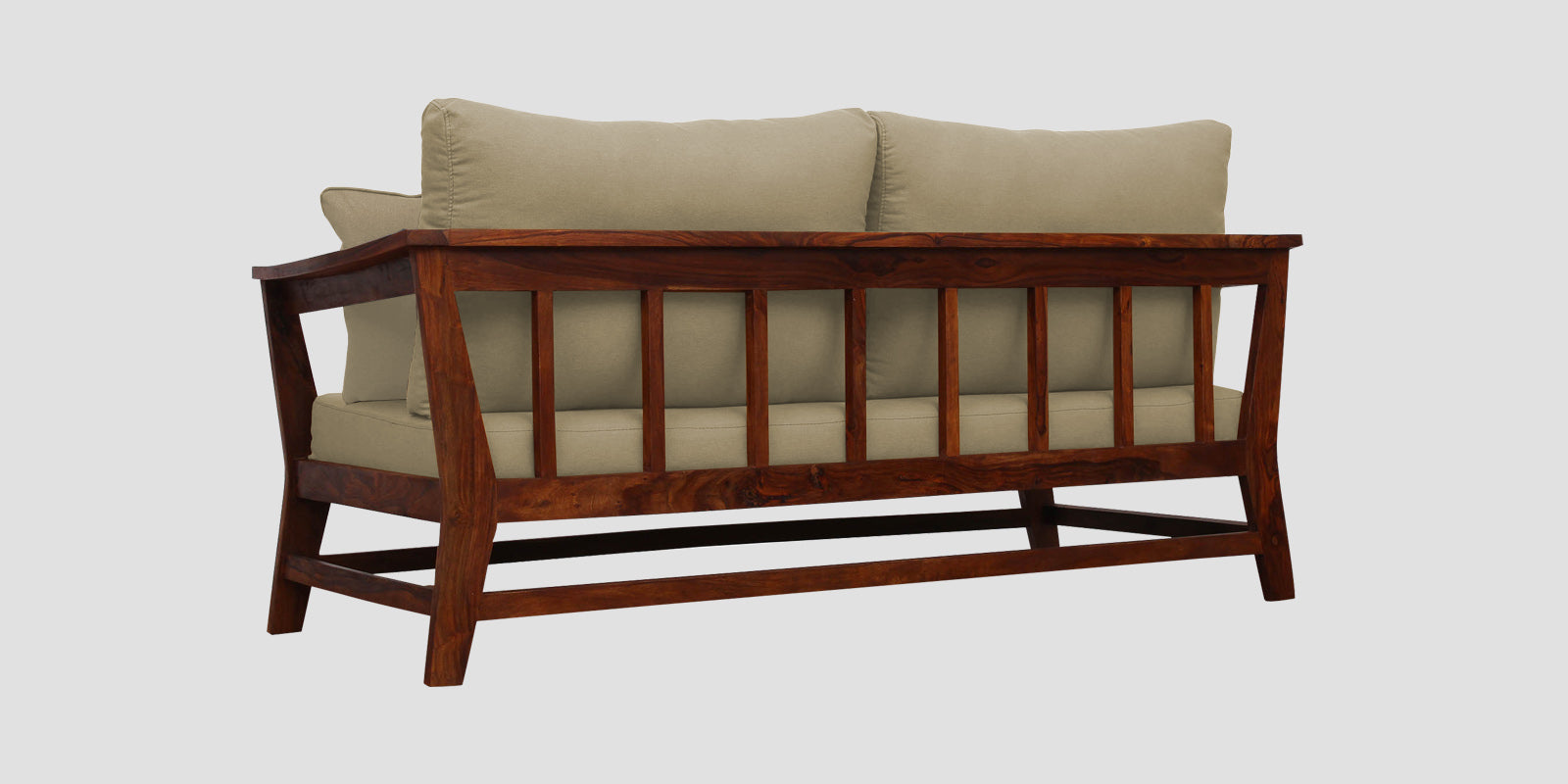 Fuju Fabric 3 Seater Sofa in Crypto Honey Beige Colour - Febonic Living