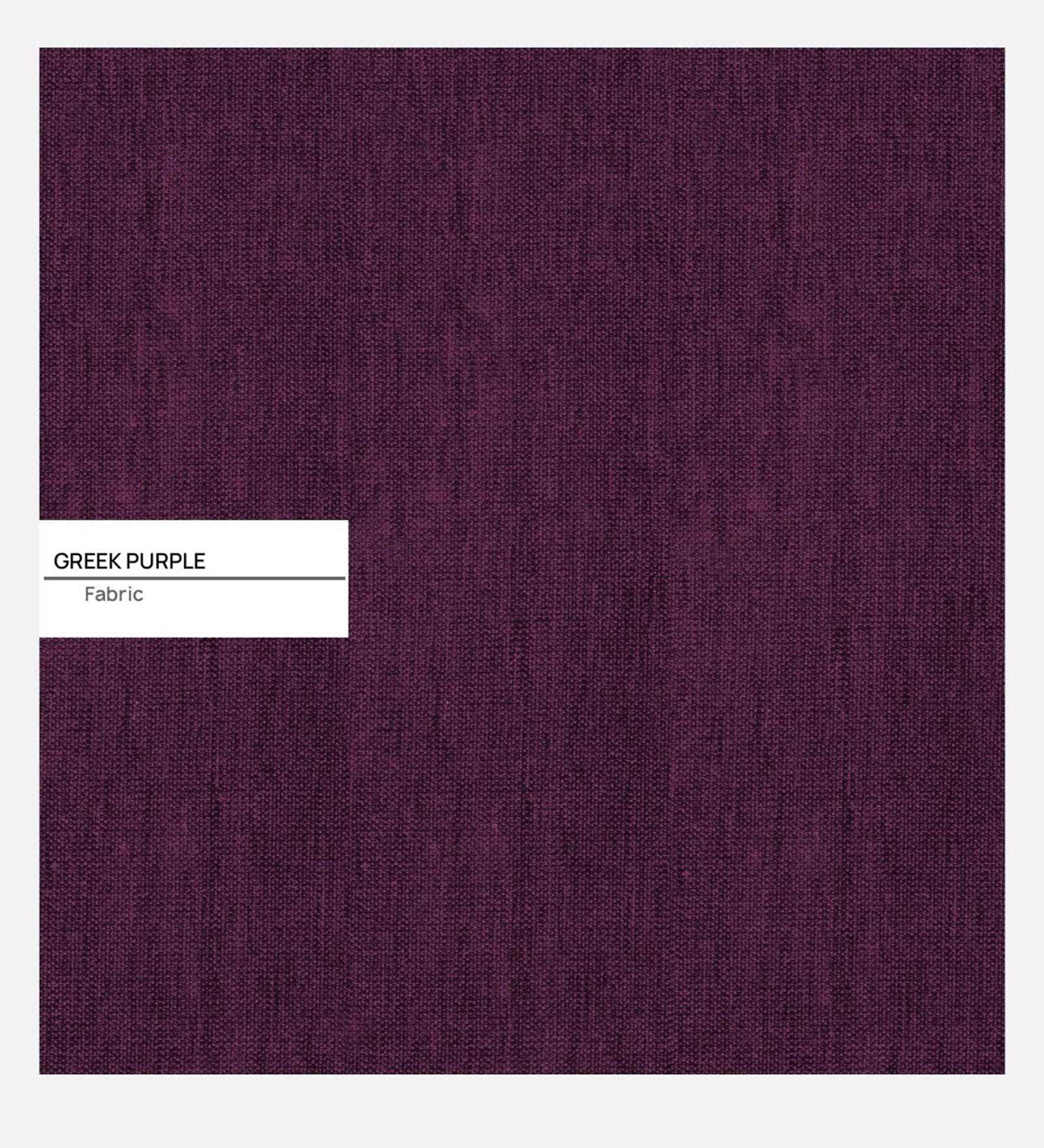 Como Fabric 1 Seater Sofa In Greek Purple Colour - Febonic Living
