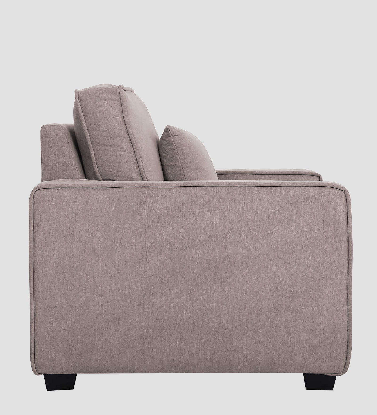 Hugo Fabric 1 Seater Sofa in Crypto Almond Beige Colour - Febonic Living