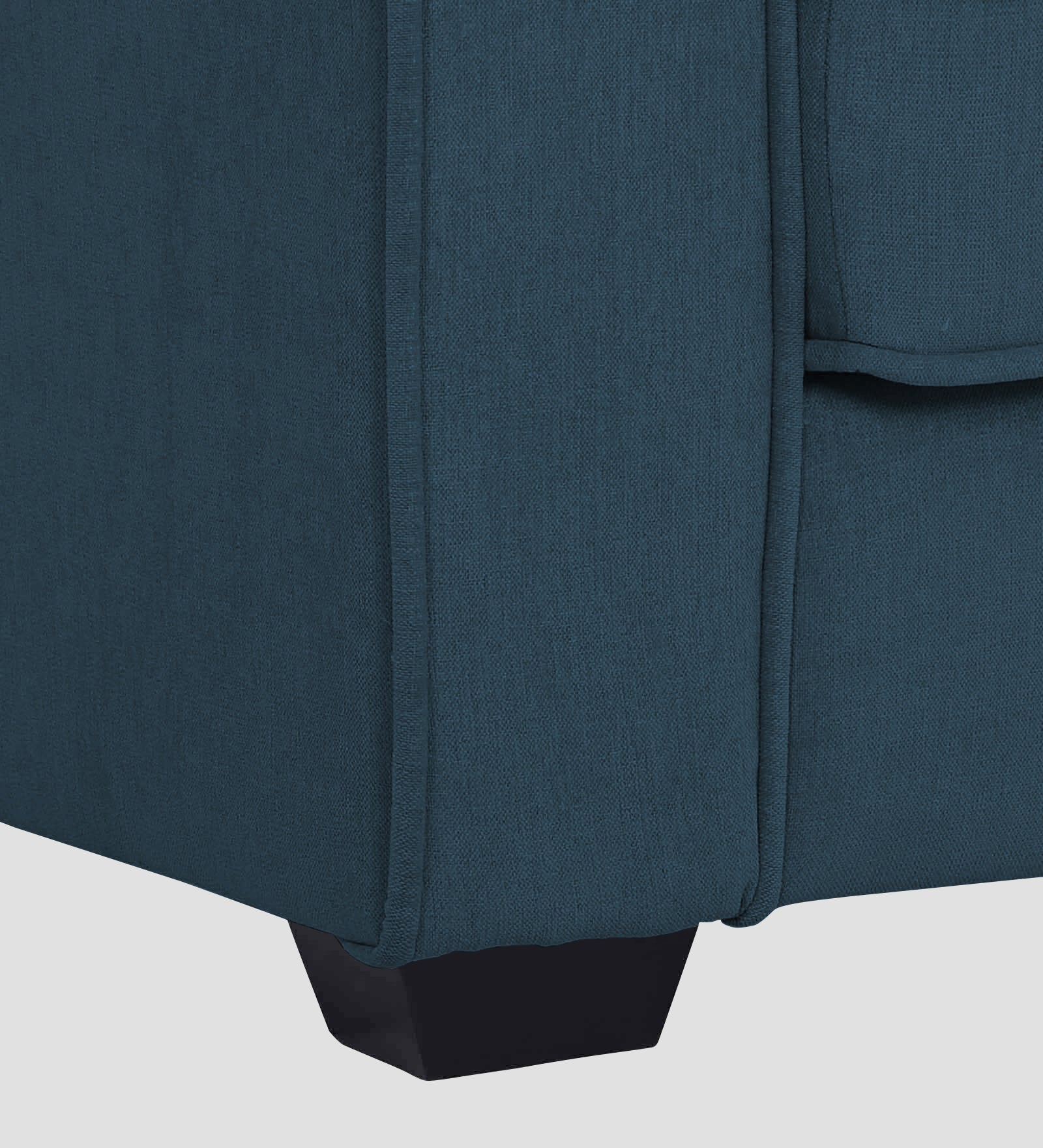 Hugo Fabric 1 Seater Sofa in Crypto Cool Blue Colour - Febonic Living