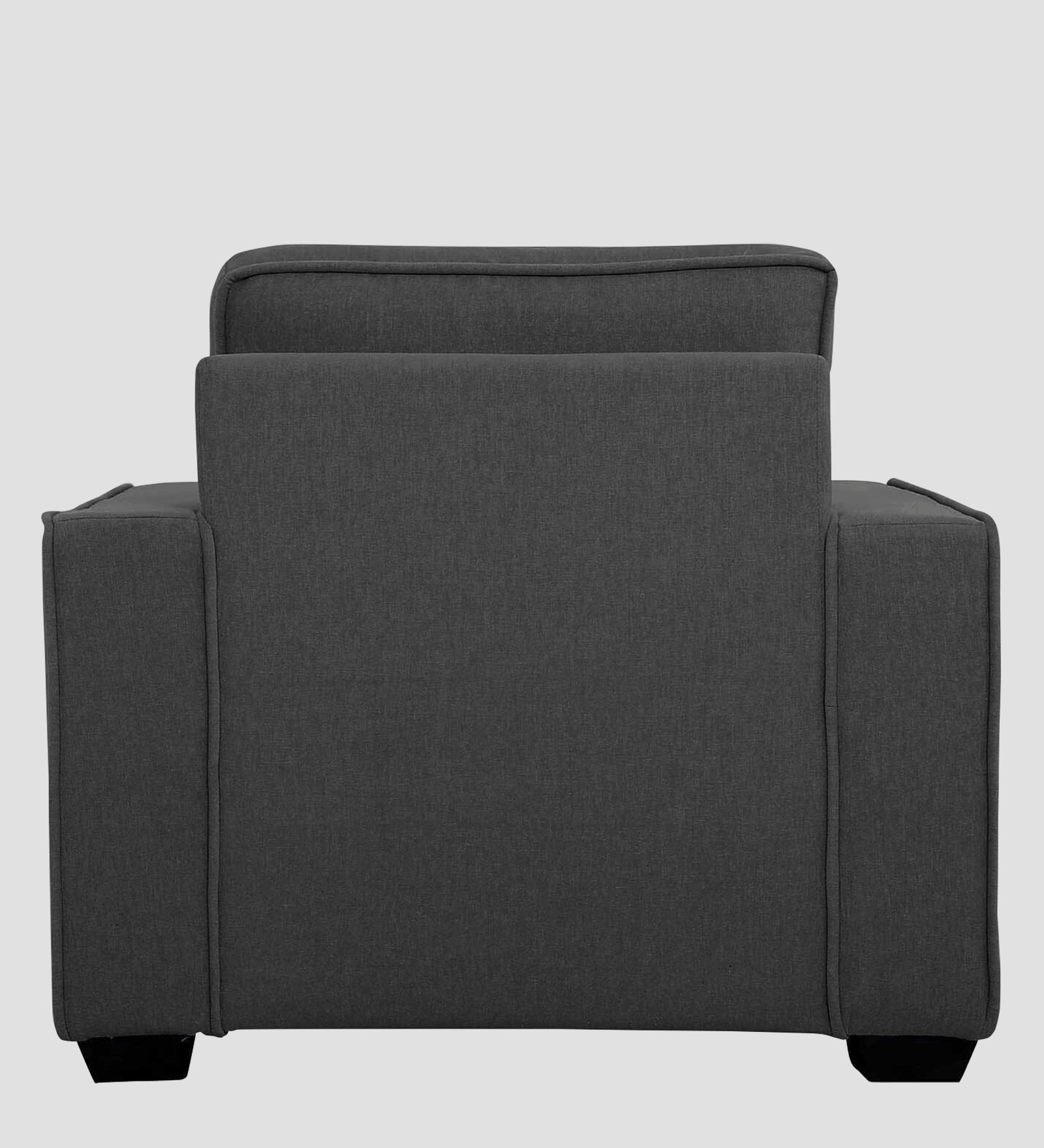 Hugo Fabric 1 Seater Sofa in Crypto Stone Grey Colour - Febonic Living