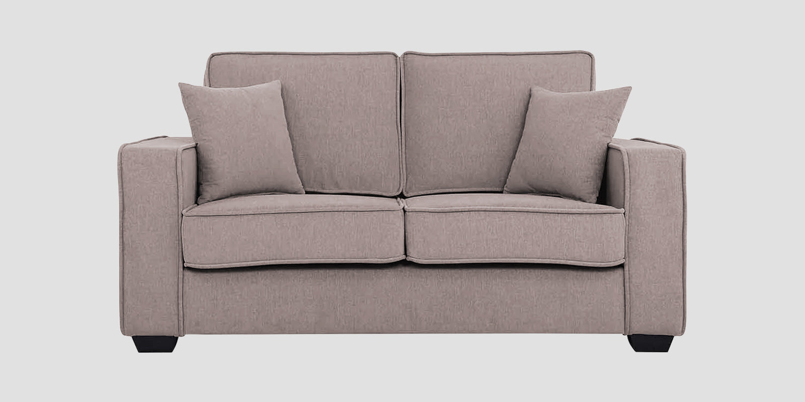 Hugo Fabric 2 Seater Sofa in Crypto Almond Beige Colour - Febonic Living