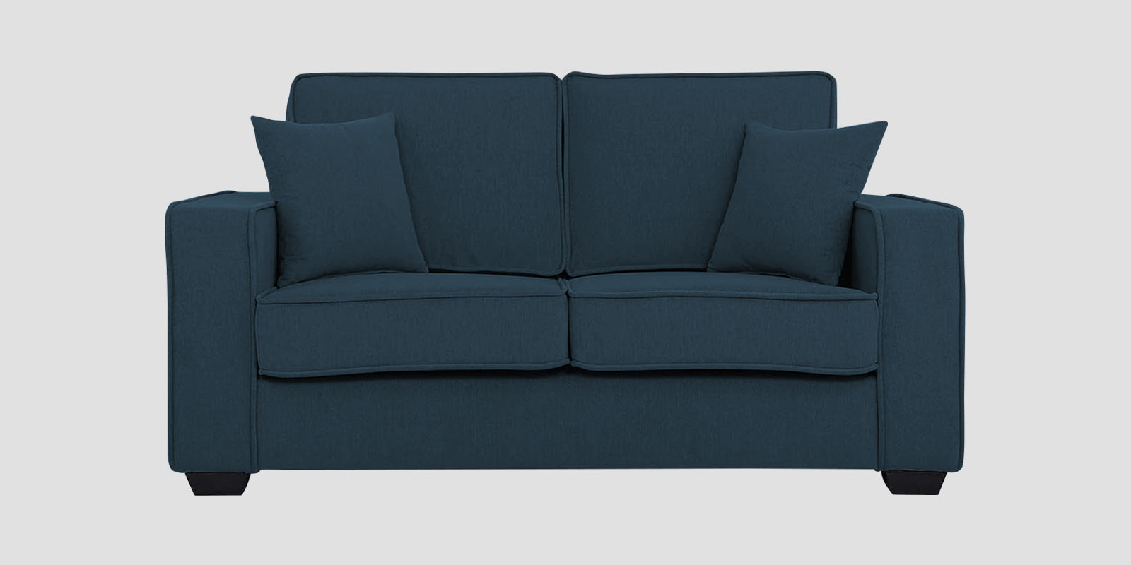 Hugo Fabric 2 Seater Sofa in Crypto Cool Blue Colour - Febonic Living