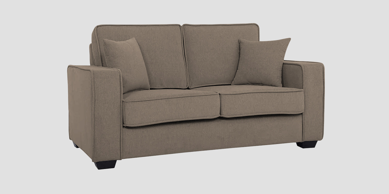 Hugo Fabric 2 Seater Sofa in Crypto Hazel Beige Colour - Febonic Living