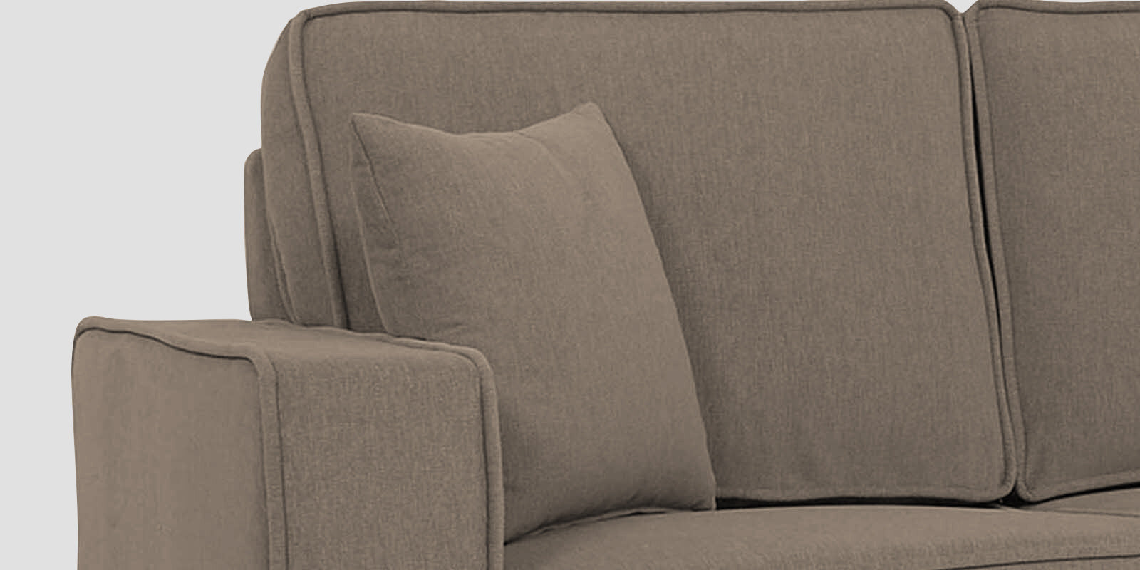 Hugo Fabric 2 Seater Sofa in Crypto Hazel Beige Colour - Febonic Living