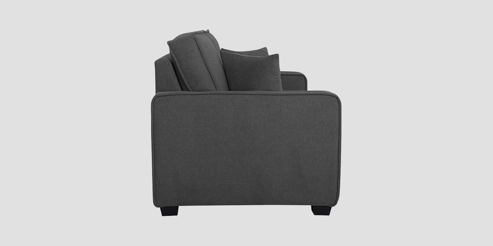 Hugo Fabric 2 Seater Sofa in Crypto Stone Grey Colour - Febonic Living