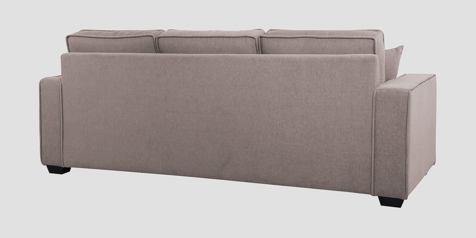 Hugo Fabric 3 Seater Sofa in Crypto Almond Beige Colour - Febonic Living