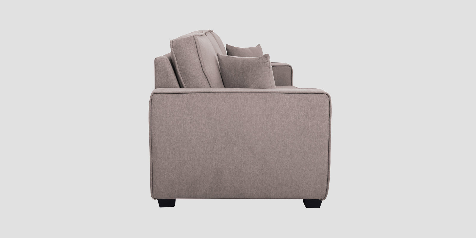 Hugo Fabric 3 Seater Sofa in Crypto Almond Beige Colour - Febonic Living