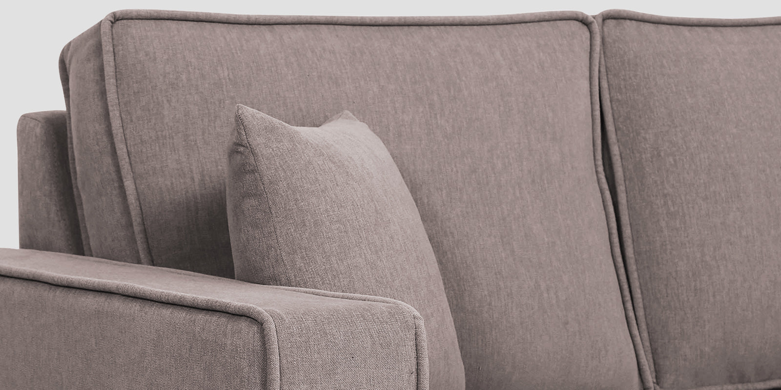 Hugo Fabric 3 Seater Sofa in Crypto Almond Beige Colour - Febonic Living