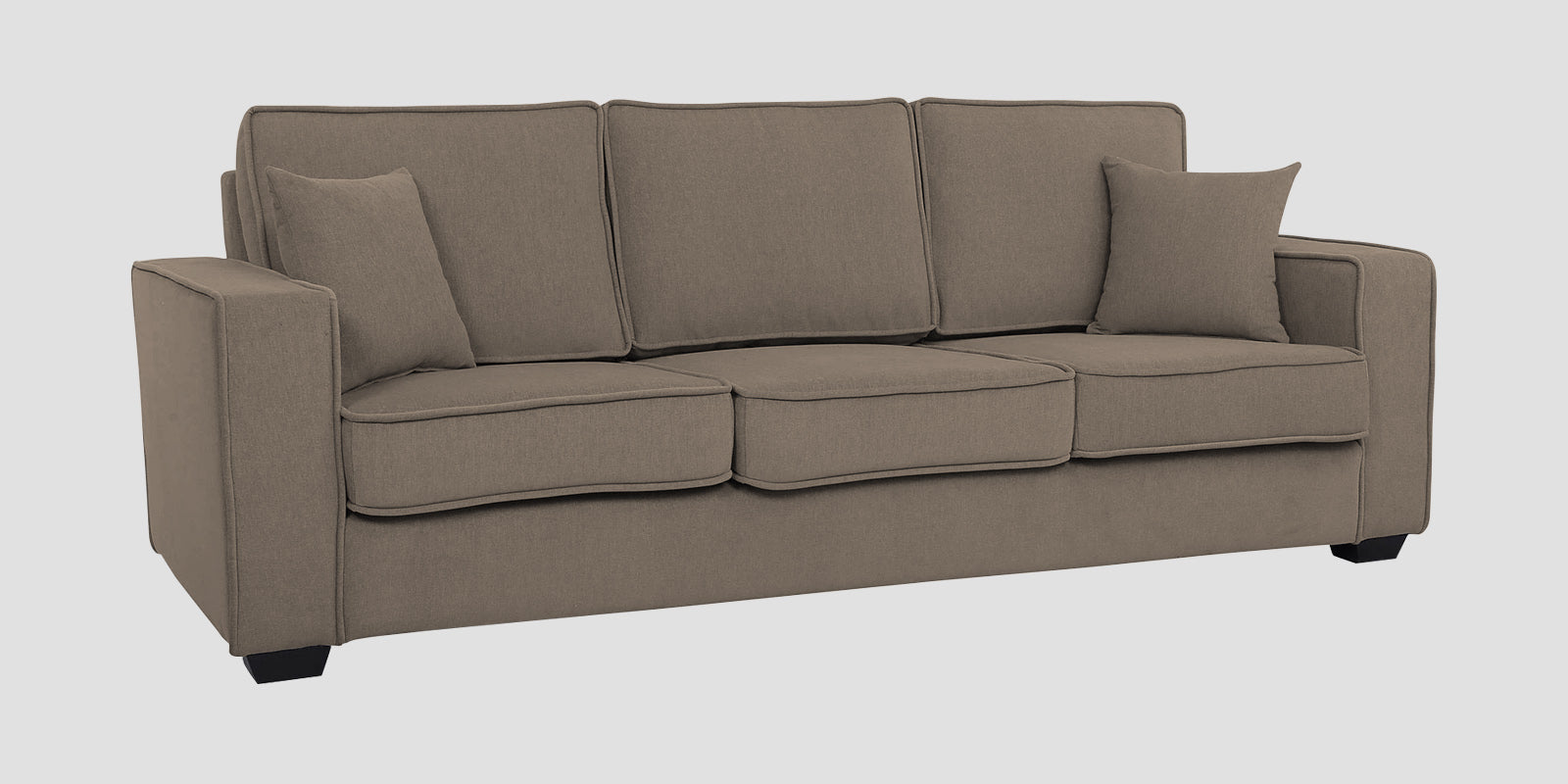Hugo Fabric 3 Seater Sofa in Crypto Hazel Beige Colour - Febonic Living