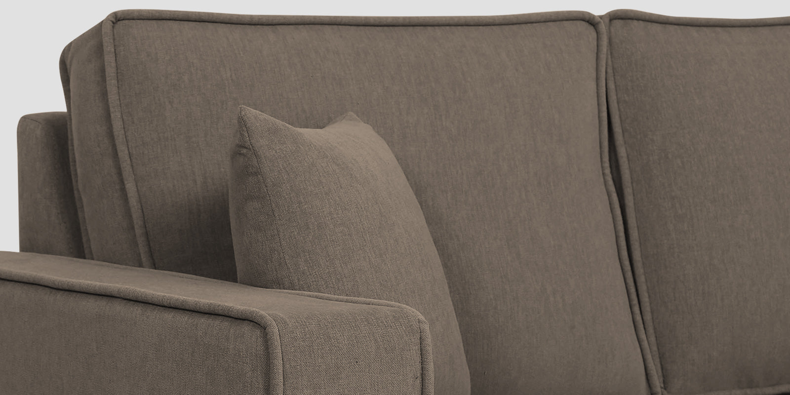 Hugo Fabric 3 Seater Sofa in Crypto Hazel Beige Colour - Febonic Living